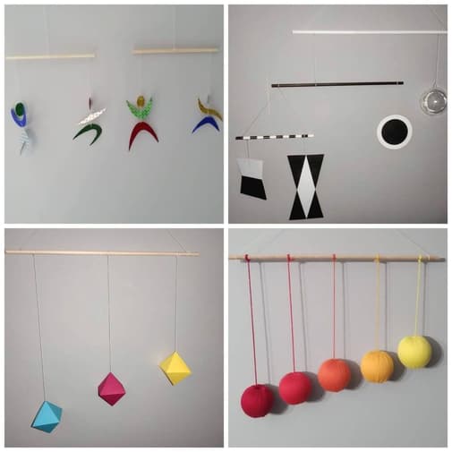 MobilehomeParEmilie - Lot 4 mobiles Montessori (couleurs Gobbi au choix et danseurs multicolores)