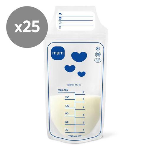 Mam - Lot de 25 Sachets de Conservation - 180 ml