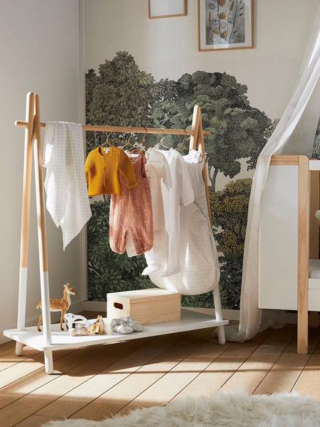 Vertbaudet - Portant à vêtements tipi blanc