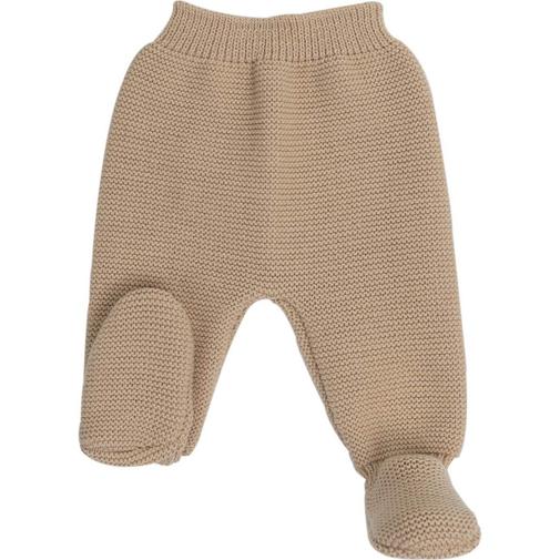 Trois Kilos Sept - Pantalon en maille Caramel (0-1 mois)