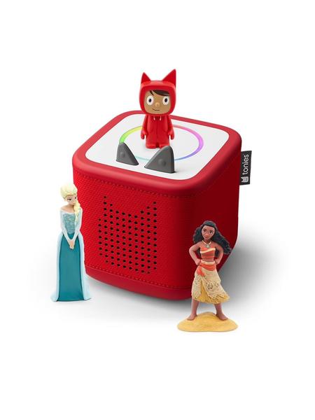 tonies - Tonies Toniebox 2 Pack Boite À Histoire Pour Enfant 1 À 9 Ans, Robuste & Facile À Utiliser, Avec Vaiana, Elsa, Rouge Multicolore