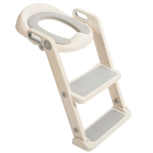 Prémaman - Réducteur de toilettes avec marches écru