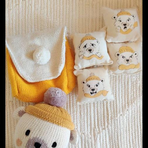 LERO LERO KID - Sac aux emotions ours polaire
