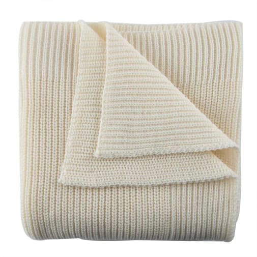Popolini - Couverture bébé en laine mérinos bio Popolini – Naturel