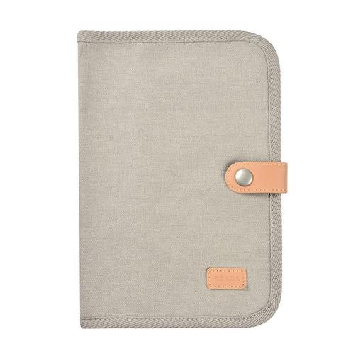 Béaba - Protège carnet de santé Canvas gris perle - Gris