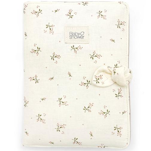 Babyshower - Protège carnet de santé Knot Roseberry