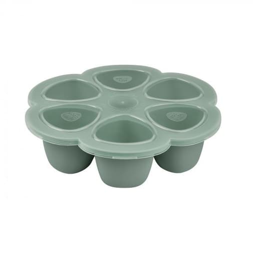 Beaba - Multiportions silicone 6 x 90 ml vert sauge