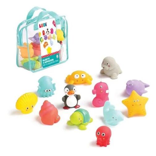 Ludi - Jouets de bain aspergeurs 12 mers