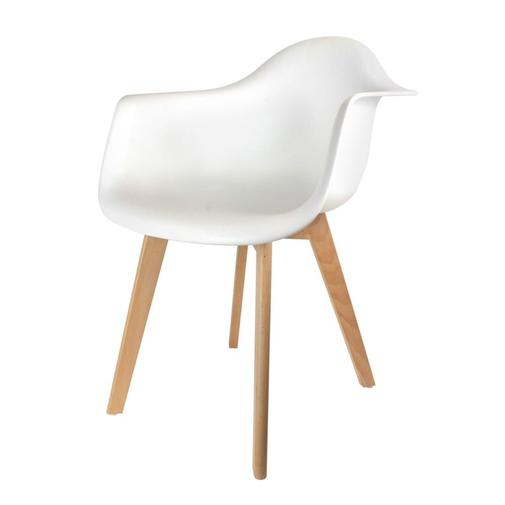 The Home Deco Factory - Fauteuil enfant design scandinave blanc