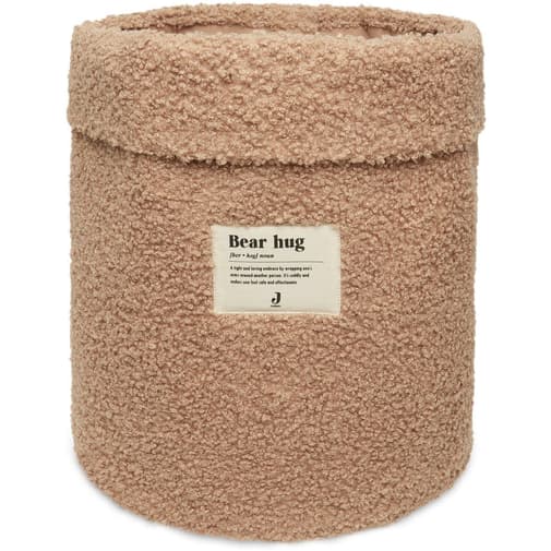 Jollein - Grand panier de rangement Boucle | Biscuit