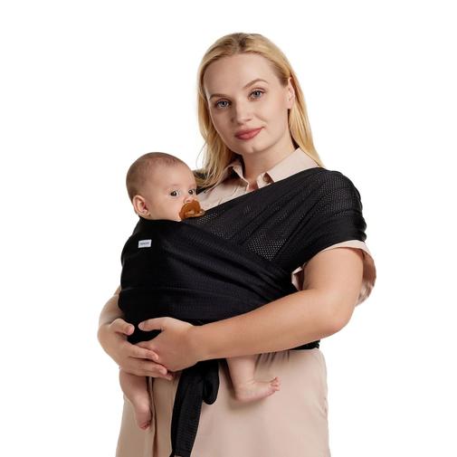 Momcozy - Facile à porter les mains libres - Porte-bébé en écharpe