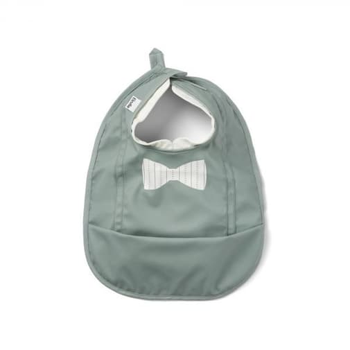 Elodie - Bavoir bébé Pebble Green