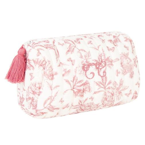 Tartine et Chocolat - Trousse de Toilette - Toile de Jouy Rose