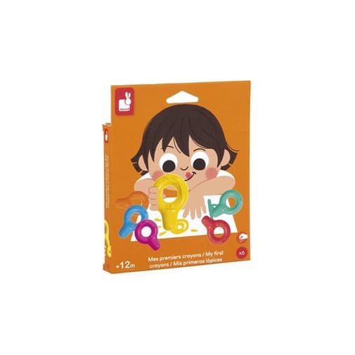 Janod - Mes premiers crayons pour colorier x6