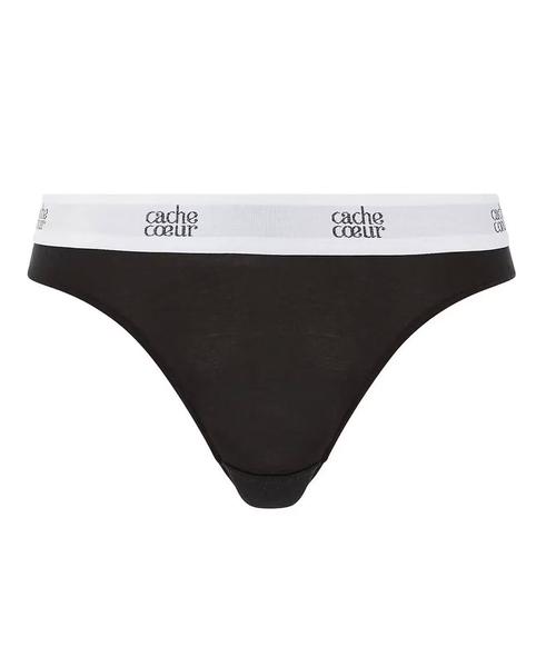 Cache Coeur - Culotte De Grossesse Taille Basse Life Noir