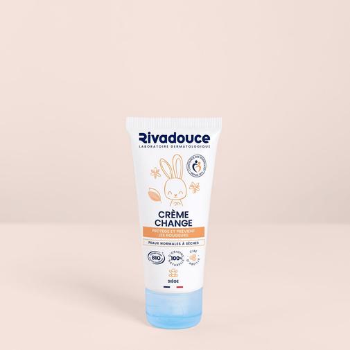 rivadouce - Crème De Change Bébé 50g - Change - Peaux sensibles - Certifié bio et 100% d'ingrédients naturels - Rivadouce