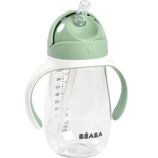 Béaba - Gourde à paille vert sauge (300 ml)