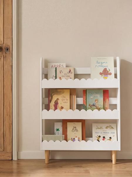 Vertbaudet - Bibliothèque présentoir mural FESTON blanc