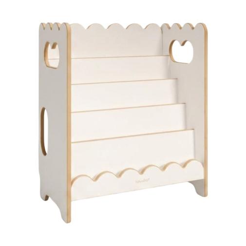 Tupti.wood - Bibliothèque montessori mini pour enfant en bois blanc
