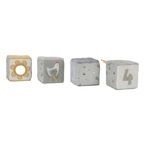 Little Dutch - Little Dutch - Lot de 4 cubes doux - Little Farm