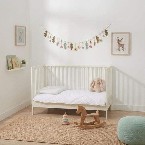 Bleu Câlin - Oreiller enfant 40x60cm 3-5ans mi-ferme