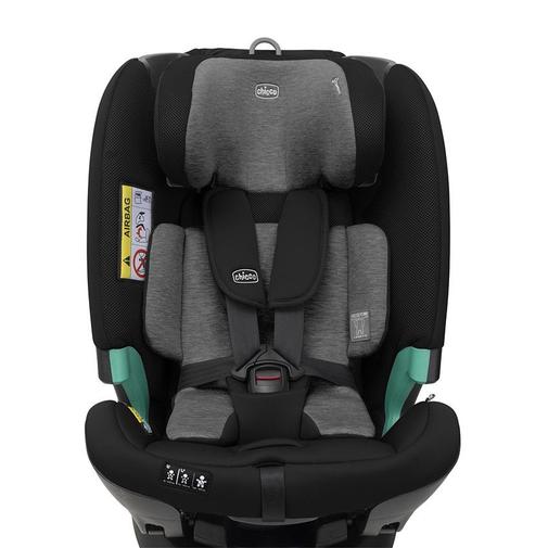 Chicco - Siège-auto i-Size Fullseat 360 avec base et réducteur black satin - Noir