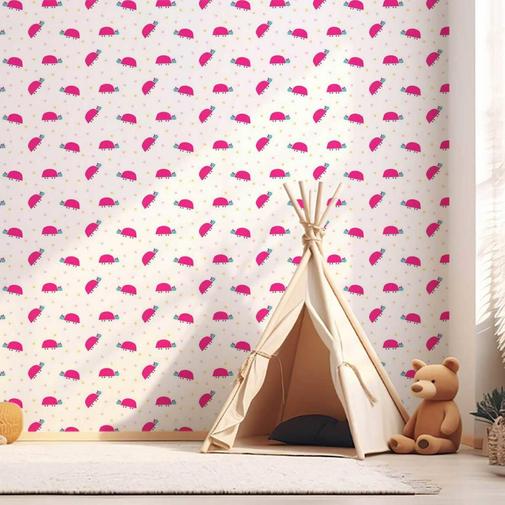 Hexoa - Papier peint coccinelle 52x1000 cm