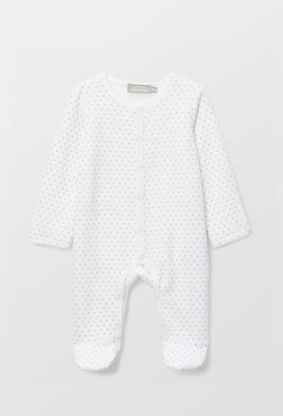 Bout'Chou - Dors bien ouverture avant en velours en coton BIO GOTS
