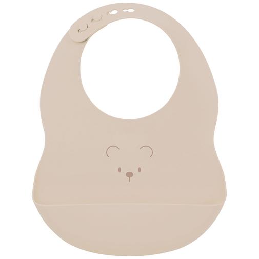 Nattou - Bavoir en silicone Ours Argile