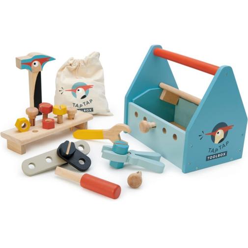 Tender Leaf Toys - Boîte à outils en bois Tap Tap