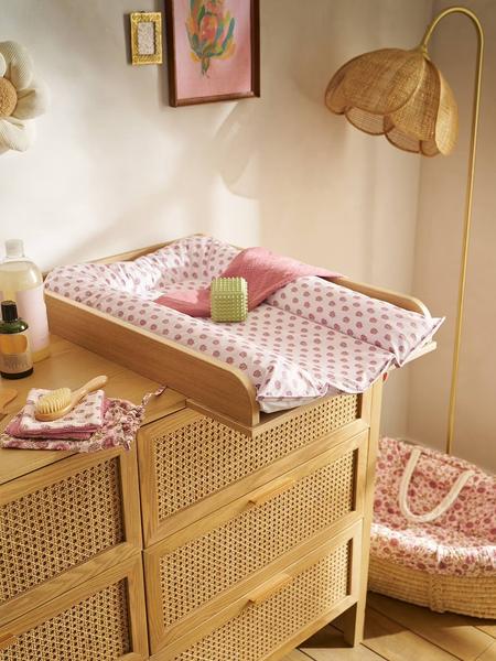Vertbaudet - Plan à langer compatible commode 42 et 52cm bois