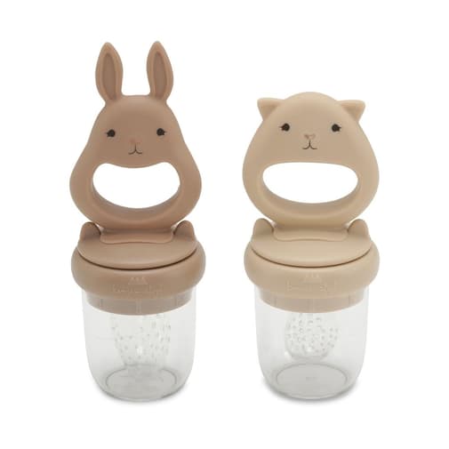 Konges Sløjd - Set de 2 Tétines grignoteuses bunny | Shell