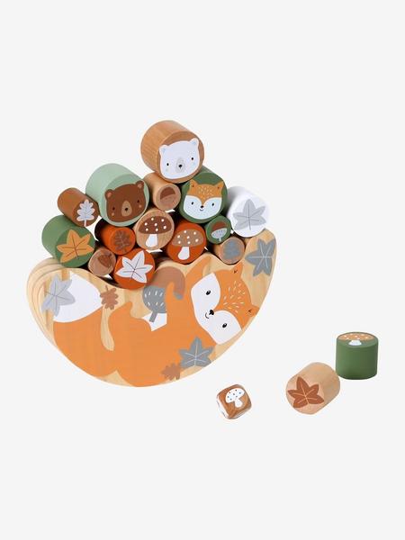 Vertbaudet - Jeu d'équilibre Renard en bois FSC® orange
