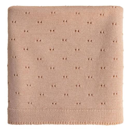 Hvid - Hvid - Couverture Bibi Pointelle Laine Mérinos