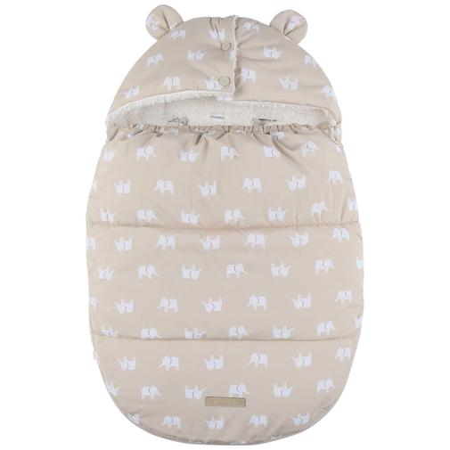 Noukie's - Chancelière déperlante en sherpa beige