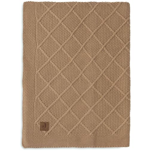 Jollein - Couverture Check knit | biscuit