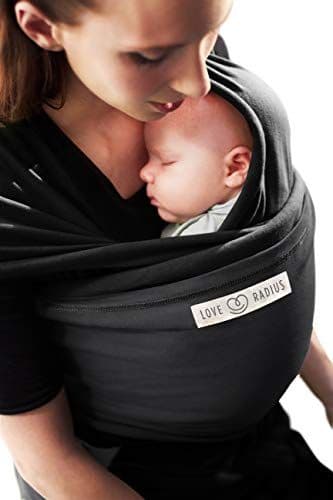 Love Radius - Écharpe de portage - NOIR poche Anthracite