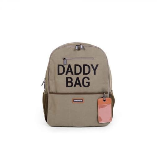 Childhome - Sac à dos à langer Daddy bag canvas Kaki