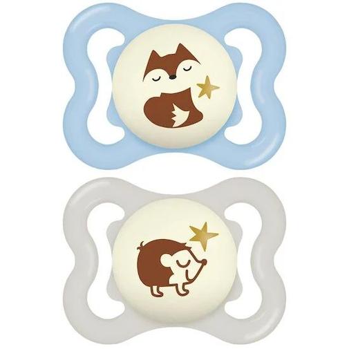 Mam - Lot de 2 Sucettes Supreme Nuit 2-6M
