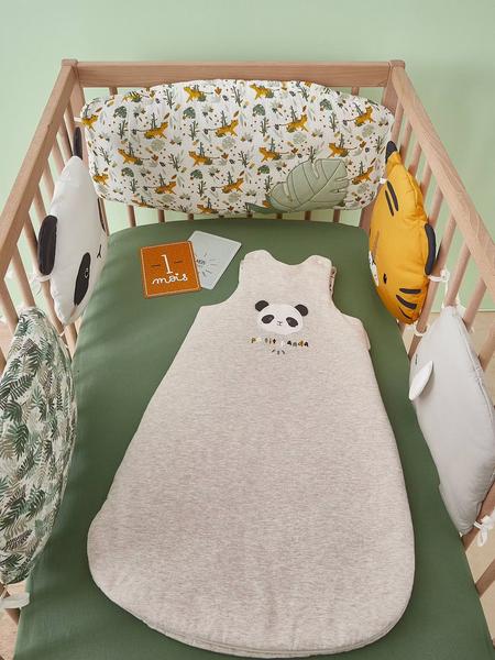 Vertbaudet - Gigoteuse Panda HANOÏ beige chiné