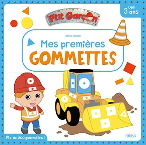 Bélineau, Nathalie - Mes premières gommettes - P'tit Garçon (tractopelle)