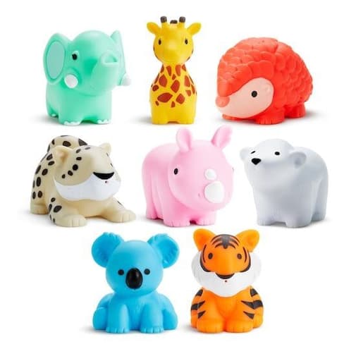 Munchkin - Lot de 8 aspergeurs animaux Wildlove Animaux marins de Munchkin, Jouets de bain : Aubert