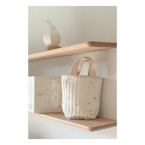 Soft Spot - Soft Spot - Panier de rangement Daisies en coton bio