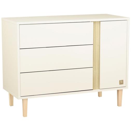 Sauthon - Commode 3 tiroirs et 1 porte Paloma