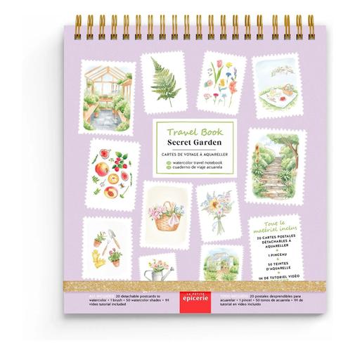 La Petite Épicerie - La Petite Épicerie - Carnet d'aquarelle - Secret Garden