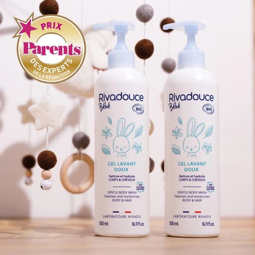 Rivadouce - LOT GEL LAVANT DOUX BÉBÉ 2X500ML