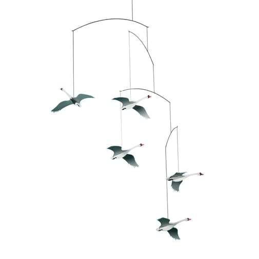 Flensted Mobiles - Mobile Scandinavian swans, multicolore