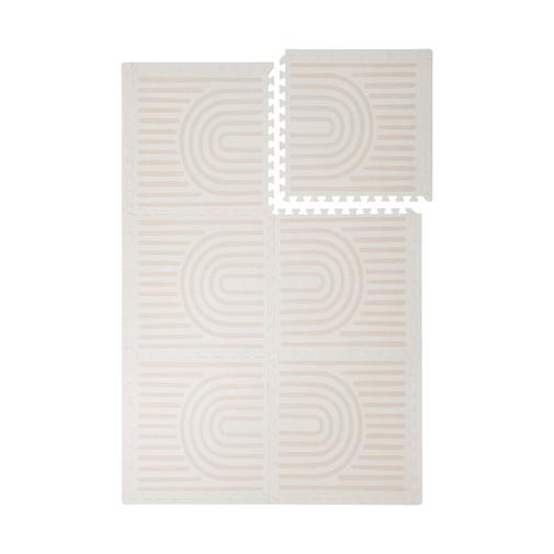 ToddleKind - Tapis de jeu puzzle en mousse créme 120x180cm