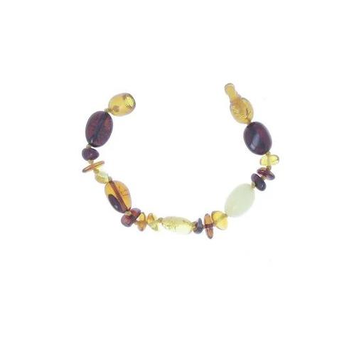 BalticWay - Bracelet enfant en ambre de la Baltique - forme hybride