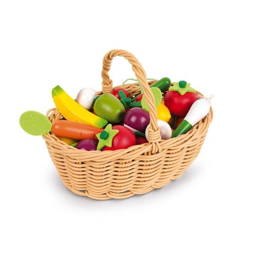 Janod - Panier de 24 fruits et légumes